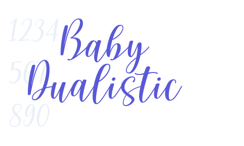 Baby Dualistic Font