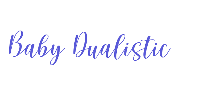 Baby Dualistic Font Download