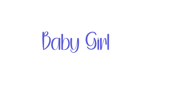 Baby Girl Font