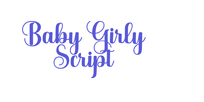 Baby Girly Script Font Download