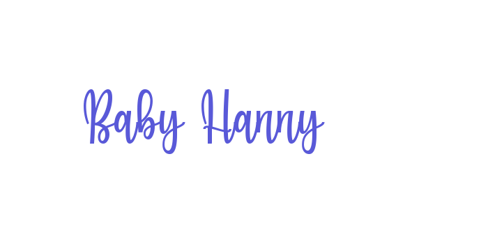 Baby Hanny Font Download