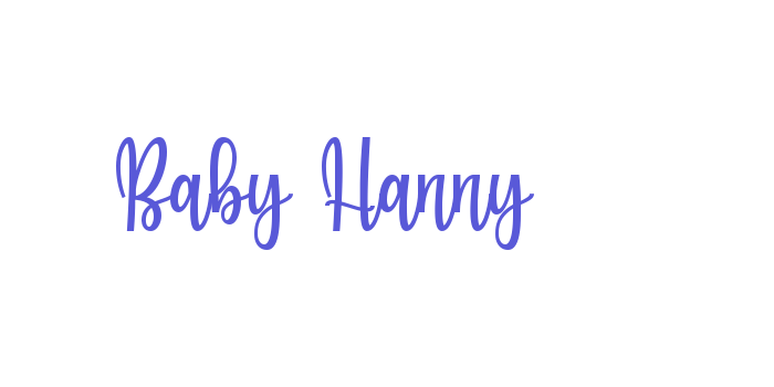 Baby Hanny Font