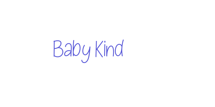 Baby Kind Font Download