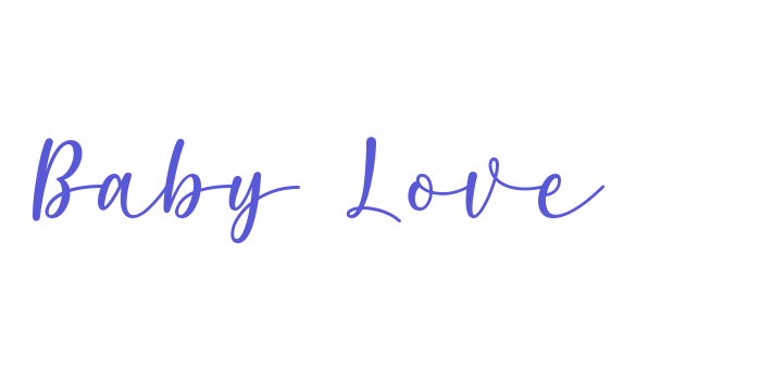 Baby Love Font