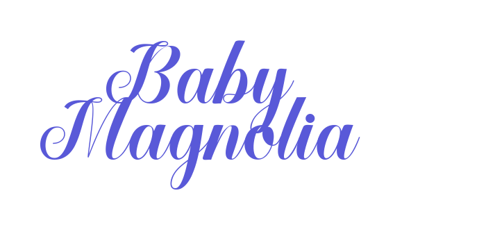 Baby Magnolia Font Download