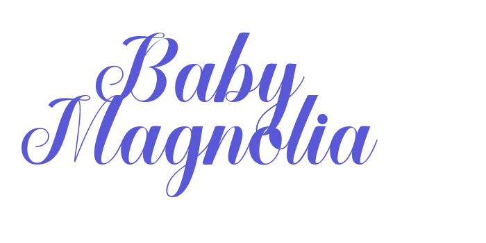 Baby Magnolia Font