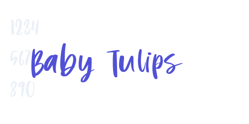 Baby Tulips-font-download