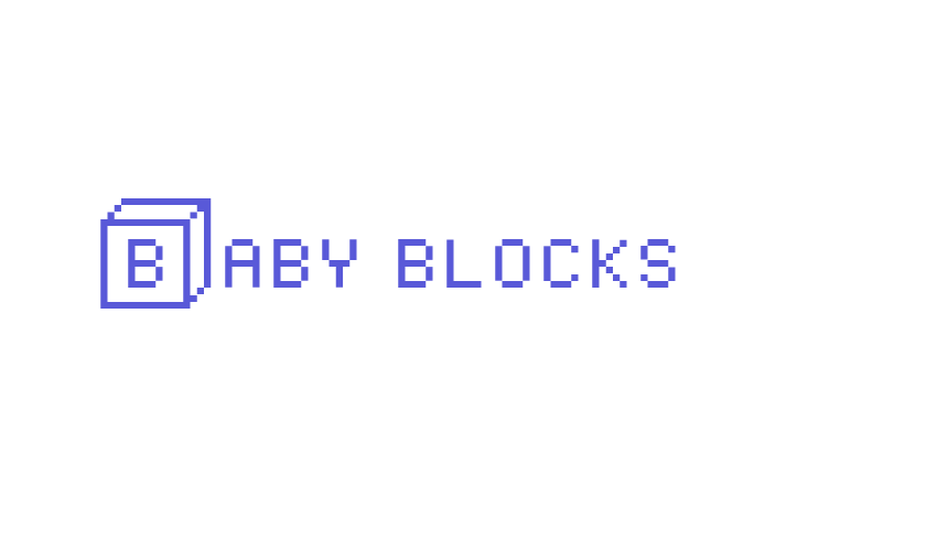 Baby blocks Font