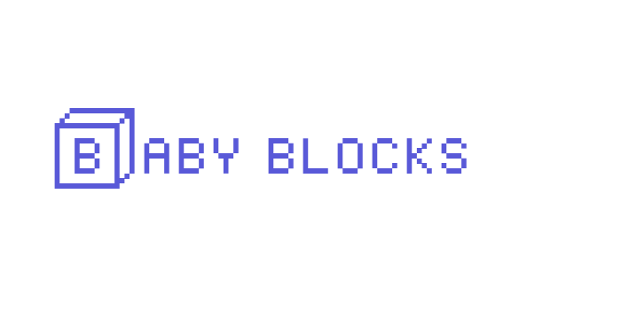 Baby blocks Font Download