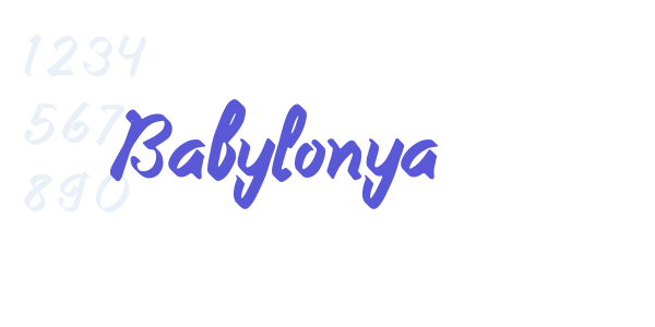 Babylonya font free