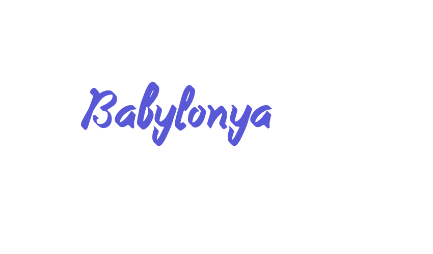 Babylonya Font