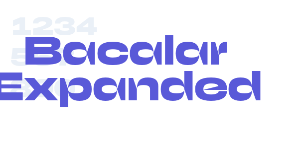 Bacalar Expanded font free