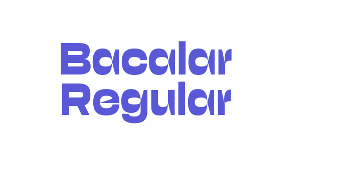 Bacalar Regular Font Download