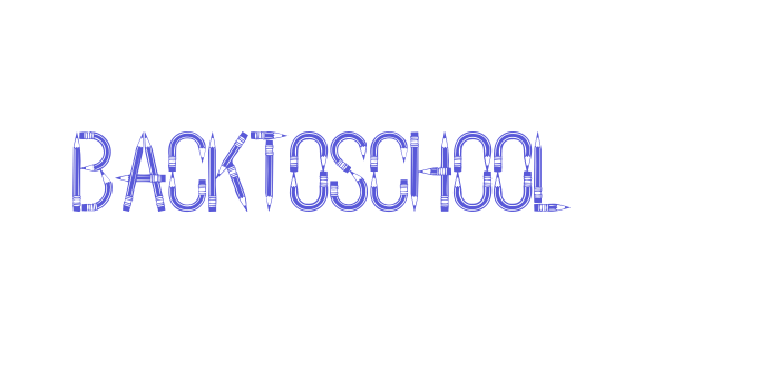 BackToSchool Font Download