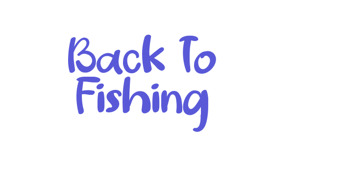 Back To Fishing Font Download