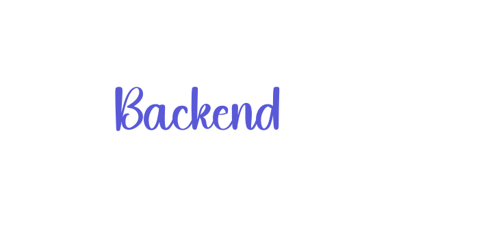 Backend Font Download