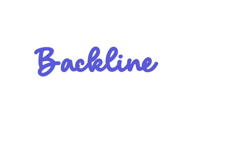 Backline Font