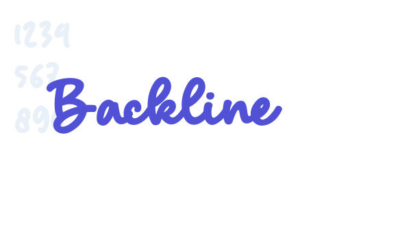 Backline font download