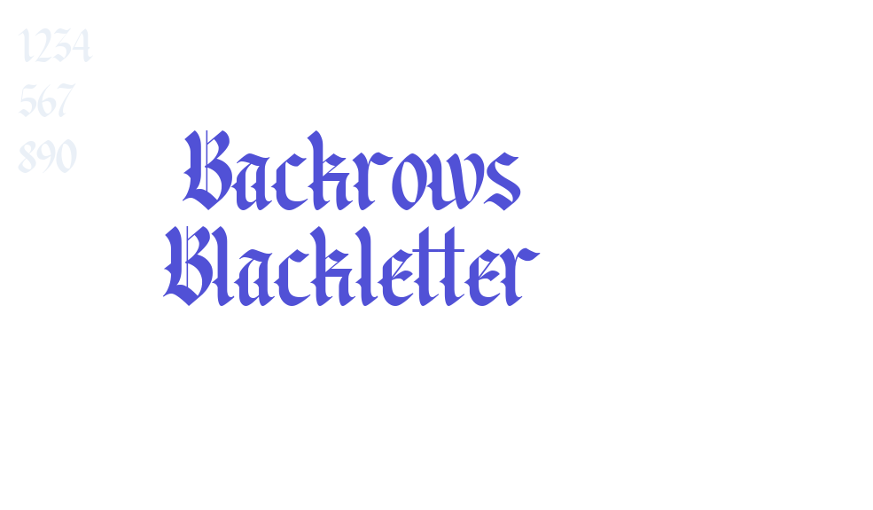 Backrows Blackletter-font-download