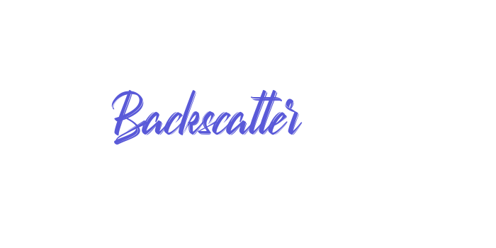 Backscatter Font Download