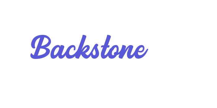 Backstone Font Download