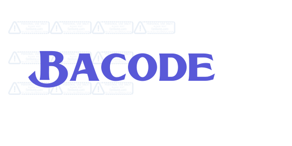 Bacode font free