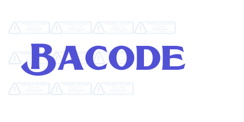 Bacode-font-download
