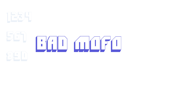 Bad Mofo font