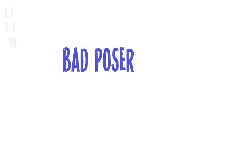 Bad Poser-font-download