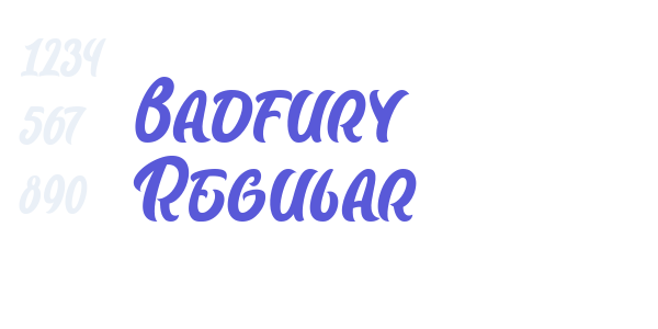 Badfury Regular font