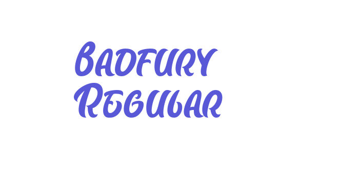 Badfury Regular Font Download