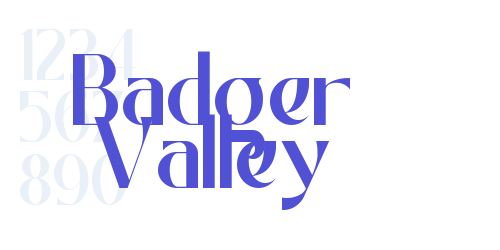 Badger Valley-font-download