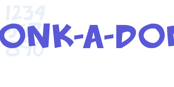 Badonk-a-donk font