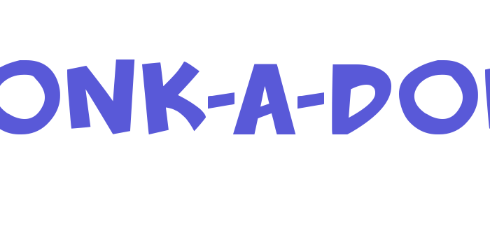 Badonk-a-donk Font