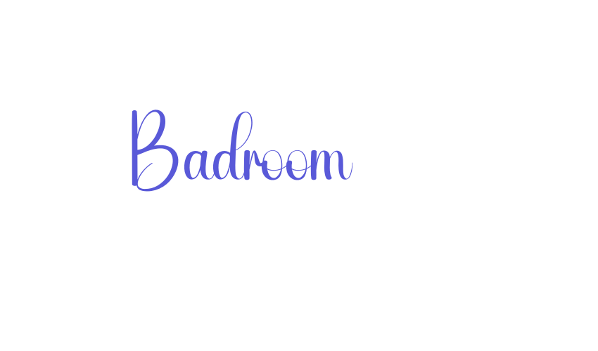 Badroom Font Download