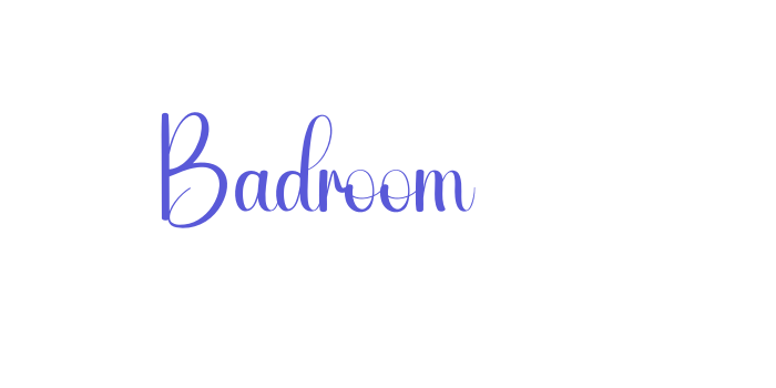 Badroom Font Download