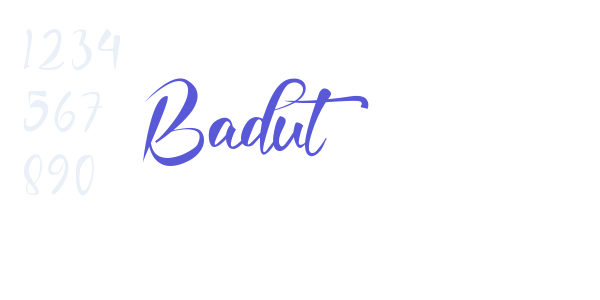 Badut font free