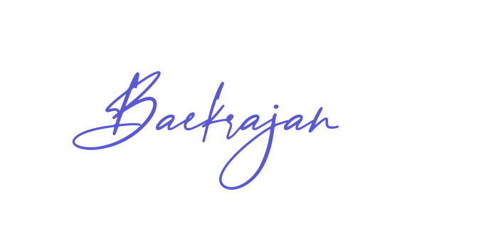 Baekrajan Font Download