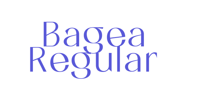 Bagea Regular Font Download