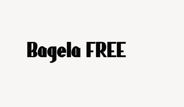 Bagela FREE Font