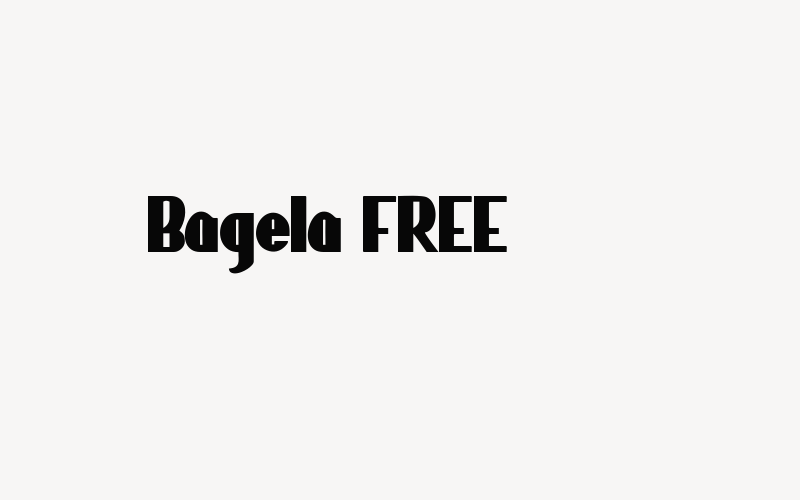 Bagela FREE Font