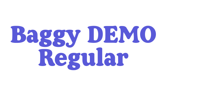 Baggy DEMO Regular Font Download