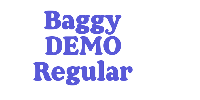 Baggy DEMO Regular Font