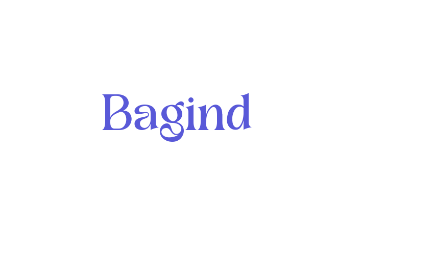 Bagind Font