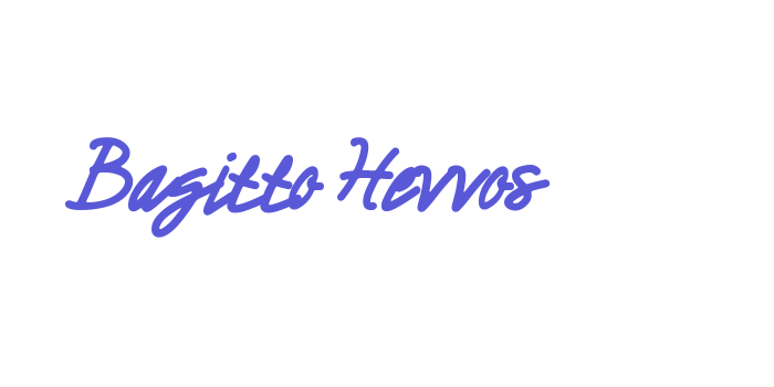 Bagitto Herros Font Download