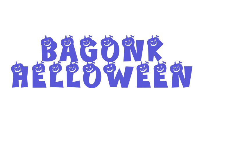 Bagonk Helloween Font Download