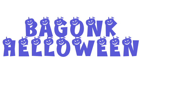 Bagonk Helloween Font Download