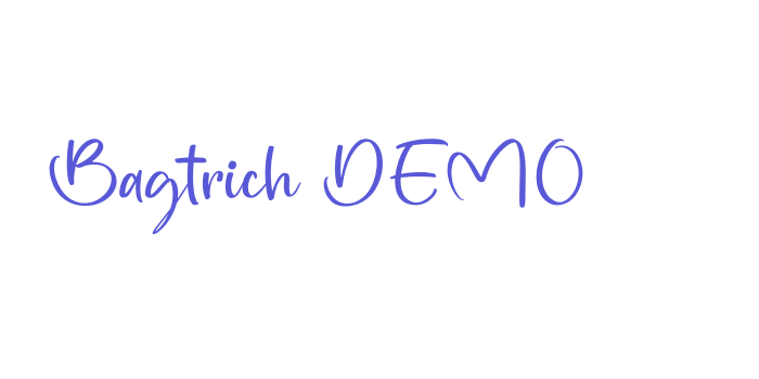 Bagtrich DEMO Font Download