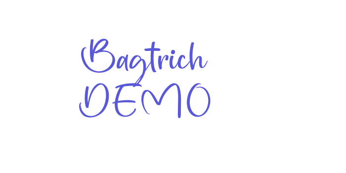 Bagtrich DEMO Font