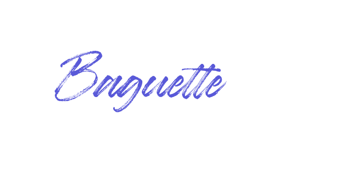 Baguette Font Download